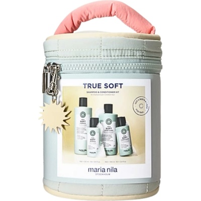 Maria Nila Beauty Bag 2026 True Soft šampon 350 ml + kondicionér 300 ml + šampon 100 ml + kondicionér 100 ml dárková sada