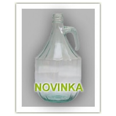 Demižon 1l náhr.sklo (oplet.demižon)