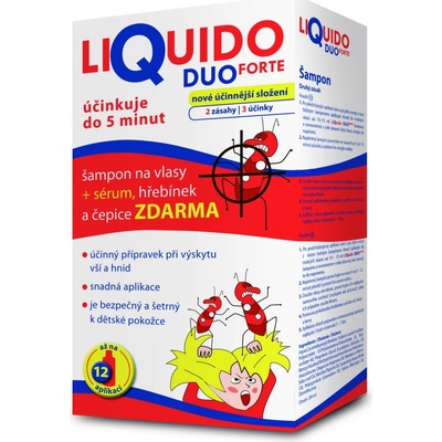 LiQuido Duo Forte šampon na vši 200 ml + sérum – Zboží Dáma