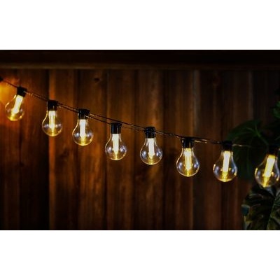Reťaz Strend Pro Garden žiarovka solárna 10x LED 2,7+3 m