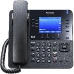 Panasonic Стационарен телефон Panasonic KX-TPA68CEB, 3.5" LCD дисплей, бутон за повторно набиране, високоговорител, черен (KX-TPA68CEB) Телефонни апарати