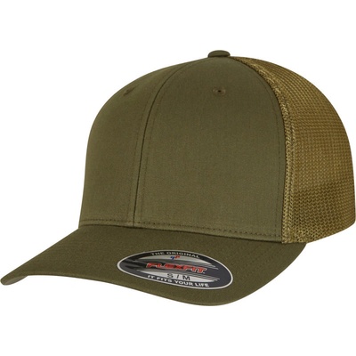 Flexfit Flexfit 6511 Mesh Trucker síťovaná COT55651157099-moss green Zelená mechová