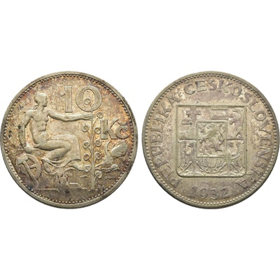 Československo - 10 korun 1932 (Czechoslovakia - 10 korun 1932)
