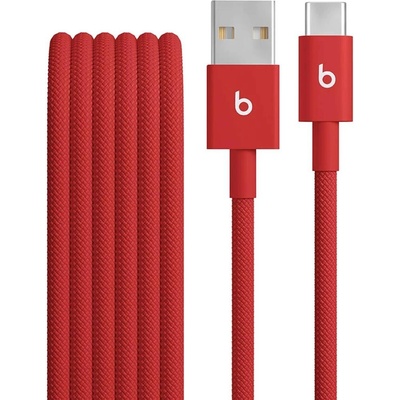 Beats MFEJ4EE/A USB-A/USB-C Woven Cable 1,5m červený