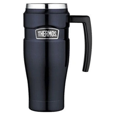 Thermos Style Vodotesný termohrnček s madlom tmavo modrá 470 ml