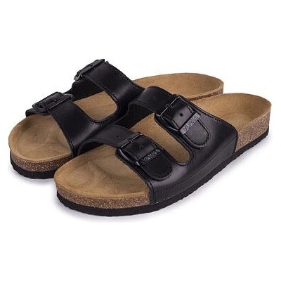 Vlnka pánské korkové anatomické nazouváky Alex černé