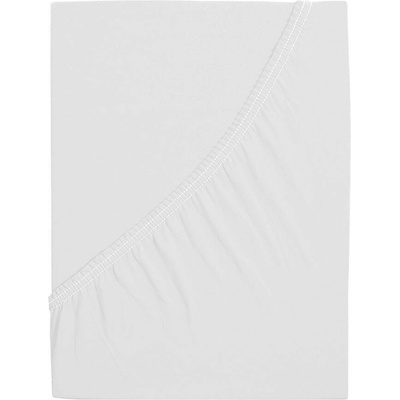 B.E.S. Petrovice Prestieradlo Jersey česaná bavlna mako Biela 140-160x200