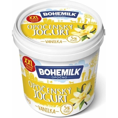 Bohemilk Opočenský vanilkový jogurt 5% 1 kg