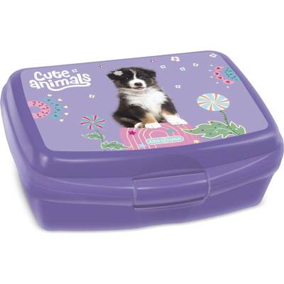 Ars Una Кутия за обяд ARS UNA Cute Animals-Aussie пластмаса BPA free 165x135x60 mm 52545283 (52545283)