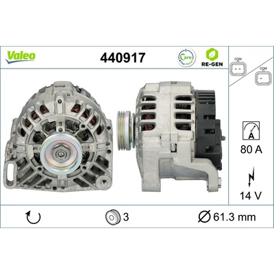 Alternátor VALEO 440917