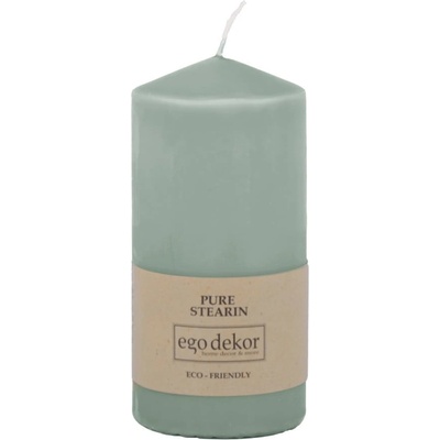 Ego dekor Тюркоазено синя свещ Връх, време за горене 30 ч. Eco - Eco candles by Ego dekor (ZBC-3771031)