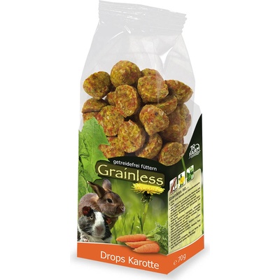 JR FARM - Беззърнена допълваща храна за гризачи моркови - 140 гр