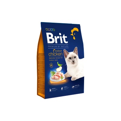 Brit Premium by Nature Cat Indoor Chicken - с пилешко месо и дробчета, за котки живеещи на закрито