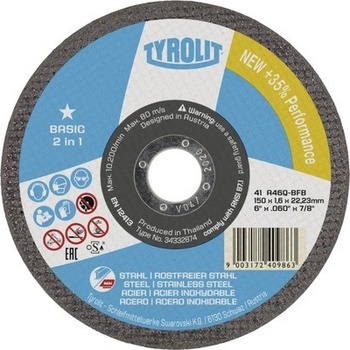 TYROLIT Basic A60Q-BFB