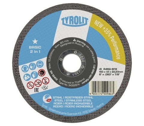 TYROLIT Basic A60Q-BFB