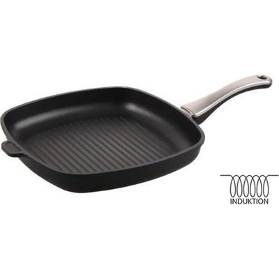Harecker Excelent Grilovací pánev titanová 28x28 cm vysoká 5,0 cm Indukce