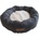 M-PETS Кръгло легло Самоа, тъмно сиво - диаметър 55 см - 10318099