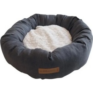 M-PETS Кръгло легло Самоа, тъмно сиво - диаметър 55 см - 10318099