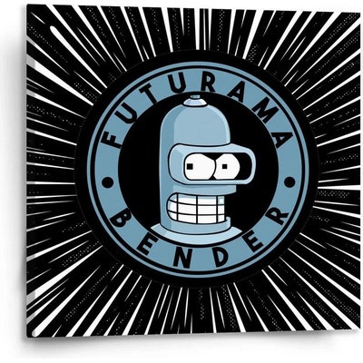Sablio Obraz Futurama Bender Vesmír - 110x110 cm