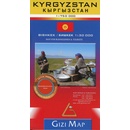 Kyrgyzstan 1:750t mapa Bishkek 1:30t plán města GIZI