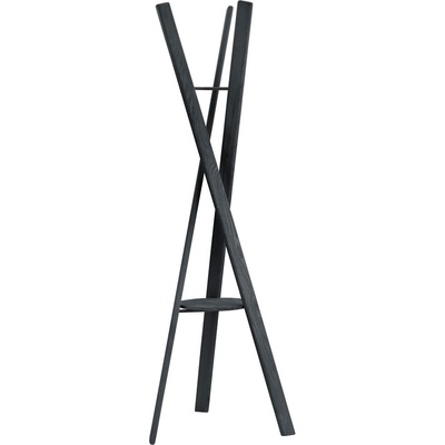Blomus Черна стойка за връхни дрехи от масивен дъб 62x176 cm Rakku - Blomus (67297)