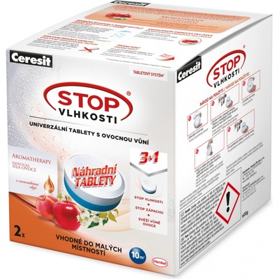 Ceresit Stop Vlhkosti Micro náhradné tablety 2 x 300g energické ovocie