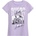 GUESS Тениска с къс ръкав в лилаво за момиче Guess с камъни