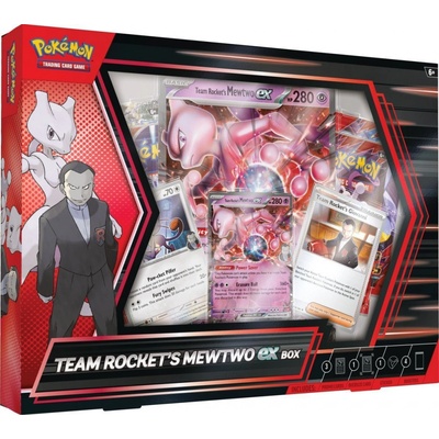 Pokémon TCG Team Rocket’s Mewtwo ex Box – Zboží Dáma