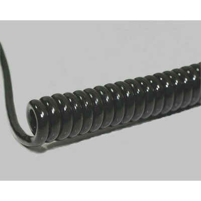 BKL Electronic 1506319 špirálový kábel Li12YD11Y 800 mm / 3200 mm 2 x 0.25 mm² čierna