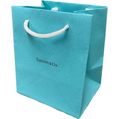 Tiffany & Co Tiffany & Co. пазаруване картонена чанта GWP зелена размер S