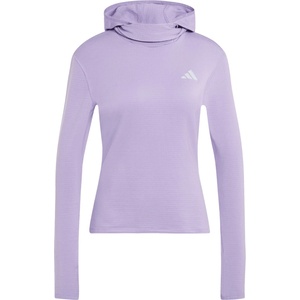 adidas Дамска тениска adidas Women's ADI365 Running Essentials Winter Hooded Running shirt - Magic Lilac - размер XS (916-7574-0312)