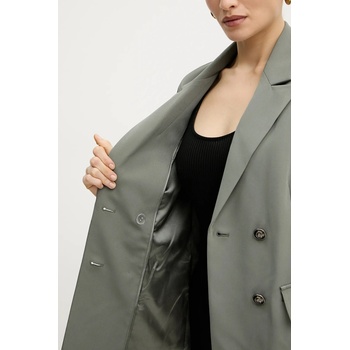 Guess Сако Guess FIONA в сиво с двуредно закопчаване с изчистен дизайн W5YN20 WH9Y2 (W5YN20.WH9Y2)