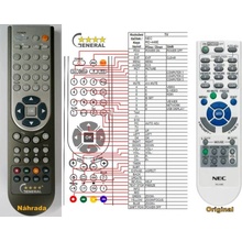 Diaľkový ovládač NEC RD-443E, RD-448E, RD-450D, RD-452E, RD-458E, RD-469E