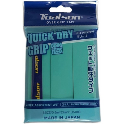 Toalson Quick Dry Over Grip 3ks green