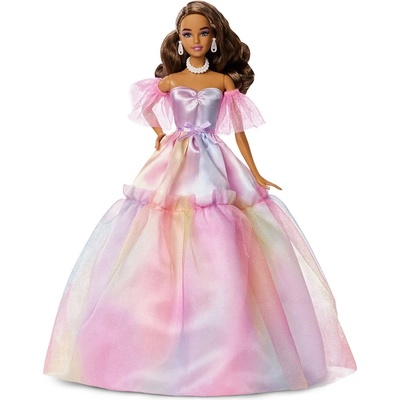 Barbie Кукла Barbie Signature - Birthday Wishes, кафява коса, колекционерска, 33 cm (JJX78)