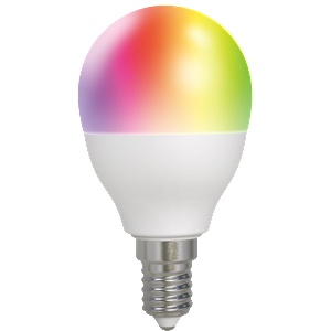 DELTACO SMART HOME SH-LE14G45RGB крушка, LED, E14 WiFi, 5W, цвят+бяло, регулируема