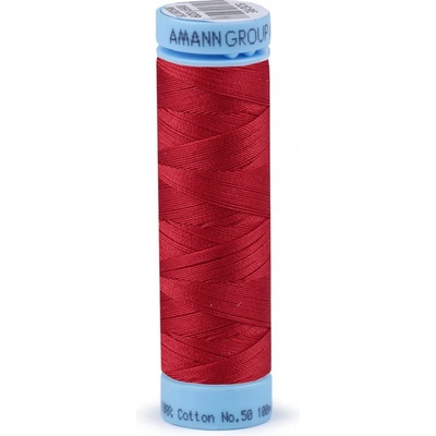 Bavlněné nitě 100 m etiketní č. 50 Triana Amann Barva: 0105 Chili Pepper