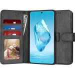 Techsuit Калъф за OnePlus 12R - Дневник - Черен (KF2321228)