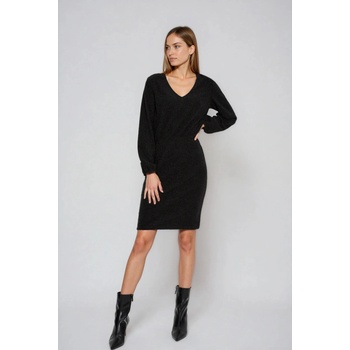 Moodo Лъскави черни рокли Moodo Moodo | Cheren | ЖЕНИ | 38