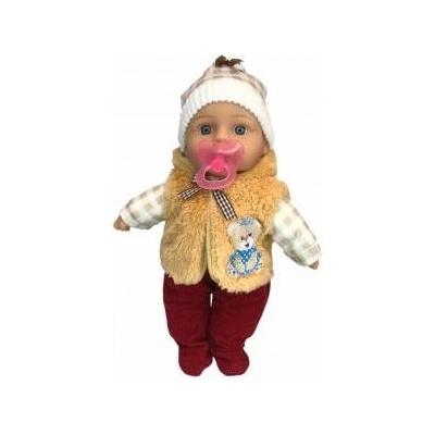 Gazelo AST. DOLL BABY, sound, 30 cm, 4 patterns, foil