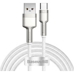 Baseus USB към Type-C кабел за данни 66W, 2m - Baseus Cafes (CAKF000202) - бял