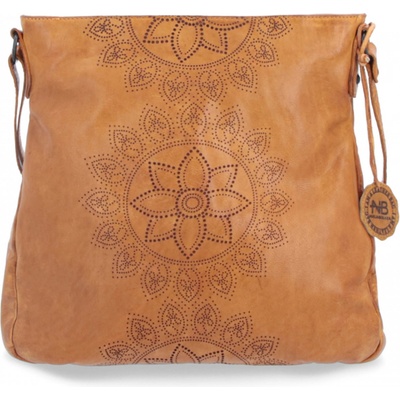 Noelia Bolger kožená crossbody kabelka NB 2096 ZLU