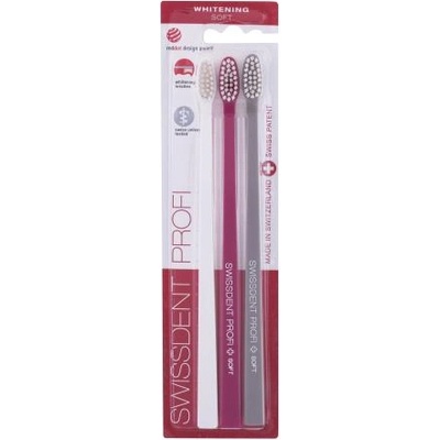 Swissdent Profi Whitening Trio Soft мека четка за зъби 3 бр 3 бр