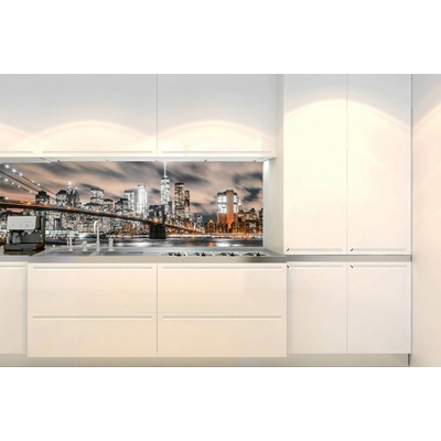 Dimex KI-180-117 Fototapeta do kuchyně Noční Manhattan rozměry 180 x 60 cm