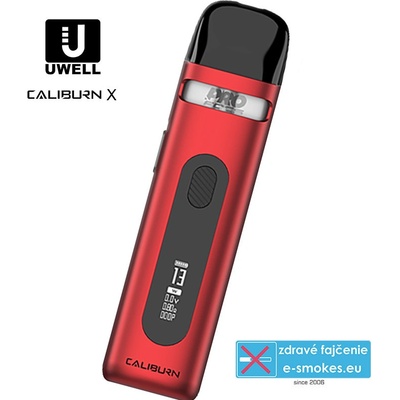Uwell Caliburn X Pod Kit 850 mAh Ribbon Red 1 ks