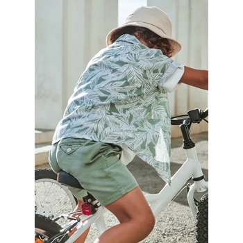 Mayoral Бермуди лен зелен цвят за мини момче Майорал