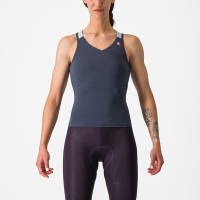 Castelli SOLARIS TOP dámsky 472 sv.modrá/oranž