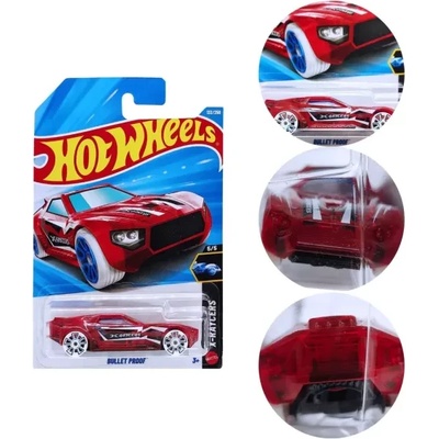 Mattel Количка Hot Wheels - Bullet Proof (JJJ85)