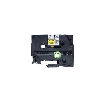 BROTHER FLe-6511 Black on White Flag Tape for Brother P-touch D800W P900W P950NW (FLE6511)