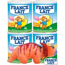 France Lait 3 + plyšové zvieratko 4 x 400 g